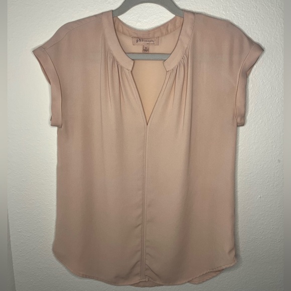 Philosophy Tops - Philosophy Republic Pink Relaxed Blouse